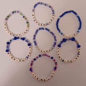 Midnights Themed Taylor Swift Bracelets Homemade